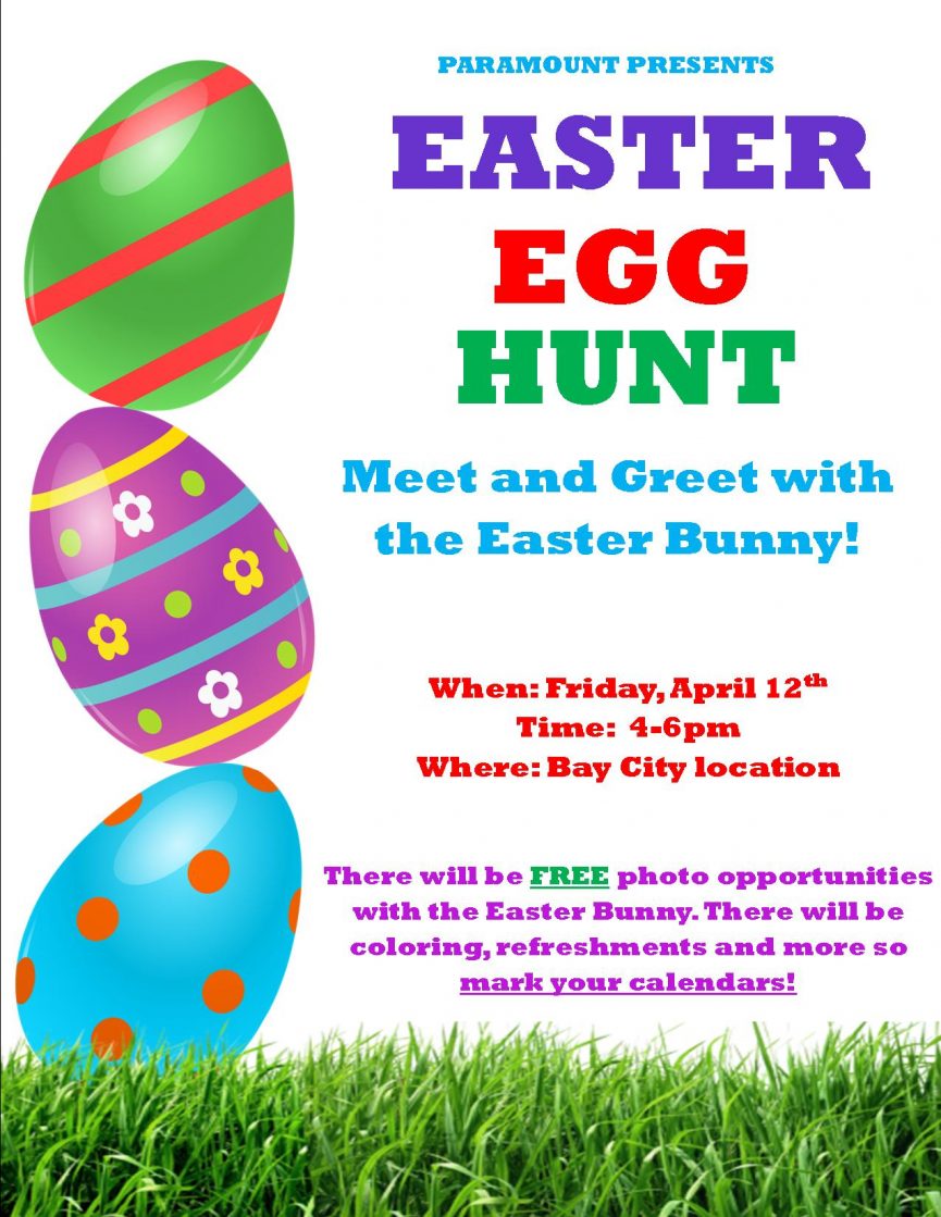 Easter Egg Hunt!! - Paramount Rehabilitation Services